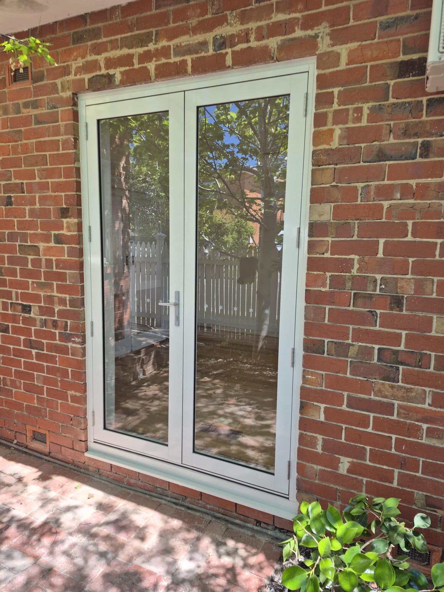 Window to Aluminium French Doors - After- Carnegie Project