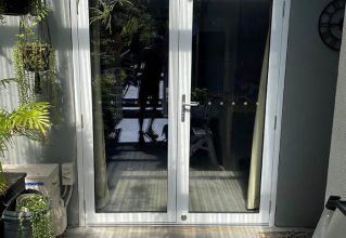 Newly Installed Glass Door — Windows And Doors in Cheltenham, VIC