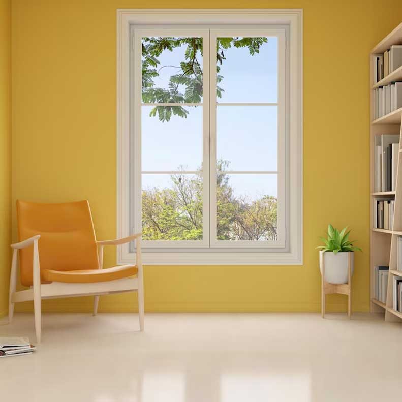 Window In A Bright Yellow Room — Windows And Doors in Cheltenham, VIC